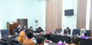 Hearing dinas pendidikan dengan DPRD Jombang komisi D./bongkah.id/Karimatul Maslahah/
