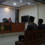 Suasana persidangan di PN Jombang, kasus mutilasi di Jombang. Bongkah.id/Karimatul Maslahah/