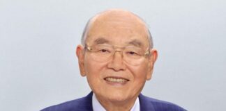 Shunsaku Tamiya (1934–2025), Chairman Tamiya Corporation. Foto oleh Tamiya USA.