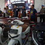 Barang bukti sepeda motor yang berhasil diamankan oleh anggota Polres Kota Mojokerto. Bongkah.id/Karimatul Maslahah/
