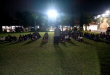 Geng Batandos saat diamankan di Polres Jombang usai digerebek di vila Wonosalam. Bongkah.id/Karimatul Maslahah/
