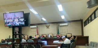 Proses Sidang Kasus Korupsi Mantan Wakil Bupati Bondowoso. 