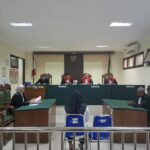 Suasana sidang kasus pembunuhan bayi di PN Jombang./bongkah.id/Karimatul Maslahah/