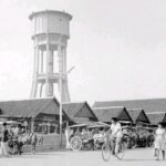 Menara air yang terletak di kawasan Pasar Tanjung ini merupakan peninggalan kolonial Hindia Belanda. ISTIMEWA