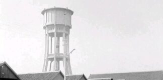 Menara air yang terletak di kawasan Pasar Tanjung ini merupakan peninggalan kolonial Hindia Belanda. ISTIMEWA