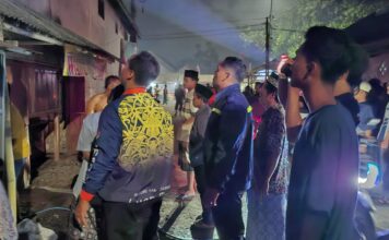 Kejadian Kebakaran Rumah yang sebabkan satu orang nenek tewas hangus terbakar.