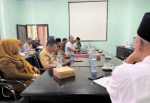 Suasana hearing komisi A DPRD Jombang bersama GPM Jombang./bongkah.if/Karimatul Maslahah/