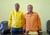 Ketua Organizing Committee (OC) Musda, Imam Wihdan Zarkasyi (Jaket kuning) Ketua Steering Committee (SC) Musda XI Golkar Kota Kediri, Arif Murfodi ( jaket Coklat)