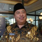 Bupati Jombang Warsubi saat dimintai keterangan./bongkah.id/Karimatul Maslahah/
