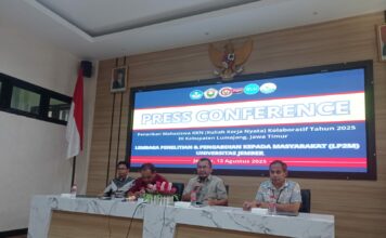 Konferensi Pers Pihak Rektorat Unej, Soal Tarik Ribun Mahasiswa pasca kejadian Curanmor.