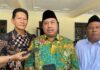 Bupati Jombang Warsubi saat memberikan keterangan./bongkah.id/Karimatul Maslahah/