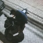rekaman CCTV pencurian motor di Kecamatan Perak./bongkah.id/Karimatul Maslahah/