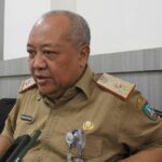 Kepala BKPSDM Jombang, Bambang Suntowo saat dimintai keterangan./bongkah.id/Karimatul Maslahah/