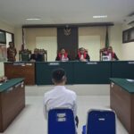 Sidang putusan di PN Jombang, kasus pembunuhan balita./bongkah.id/Karimatul Maslahah/