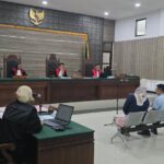 Sidang dua WNA asal China di Kediri.