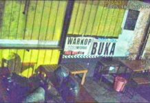 Rekaman CCTV pencuri pompa air di warung Dusun Diwek, Jombang./bongkah.id/Karimatul Maslahah/