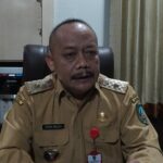 Kepala Dinas Peternakan Kabupaten Jombang Mochamad Saleh saat dimintai keterangan./bongkah.id/Karimatul Maslahah/