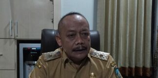 Kepala Dinas Peternakan Kabupaten Jombang Mochamad Saleh saat dimintai keterangan./bongkah.id/Karimatul Maslahah/