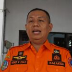 Kalaksa BPBD Jombang Wiku Birawa Felipe Diaz Quintas saat dimintai keterangan./bongkah.id/Karimatul Maslahah/