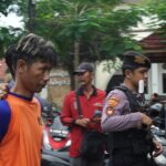 Pelaku asal Mojokerto saat diamankan di Polres Jombang. Bongkah.id/Karimatul Maslahah/