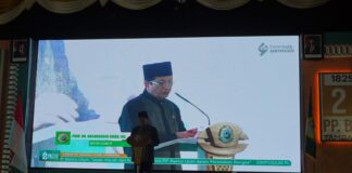 Menang RI Nasaruddin Umar saat di PP Bahrul Ulum Jombang./bongkah.id/Karimatul Maslahah/