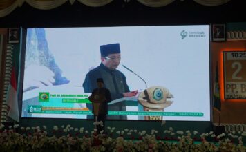 Menang RI Nasaruddin Umar saat di PP Bahrul Ulum Jombang./bongkah.id/Karimatul Maslahah/