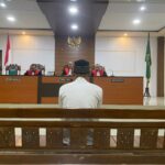 Sidang vonis Eko Fitrianto pelaku pembunuh disertai mutilasi di PN Jombang./bongkah.id/Karimatul Maslahah/