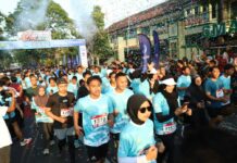 runners saat mengikuti Jombang Adhyaksa Playon 2025./bongkah.id/Karimatul Maslahah/