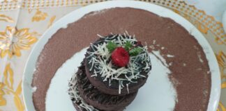 Bolu coklat singkong olahan Devi Susanti./bongkah.id/Karimatul Maslahah/