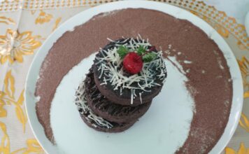 Bolu coklat singkong olahan Devi Susanti./bongkah.id/Karimatul Maslahah/
