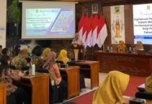 Kegiatan Bimtek digitalisasi pembelajaran mendalam bagi guru SD di aula Disdikbud Kota Mojokerto./istimewa