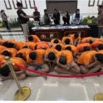 Pelaku pesta seks gay di Surabaya. Istimewa