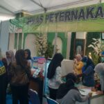 Stand Dinas Peternakan Jombang pada kegiatan Jombang Fest di alun-alun./bongkah.id/Karimatul Maslahah/