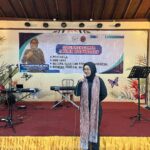 Anggota DPR RI Sadarestuwati saat sosialisasi empat pilar kebangsaan di Balai Tani Jombang.