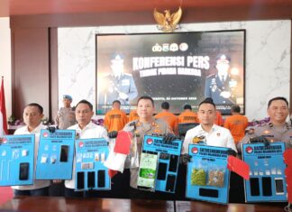 Polresta Mojokerto Bongkar Jaringan Sabu Lapas, Dua Kurir Diringkus, BB 1 Kg Senilai Rp1,3 Miliar