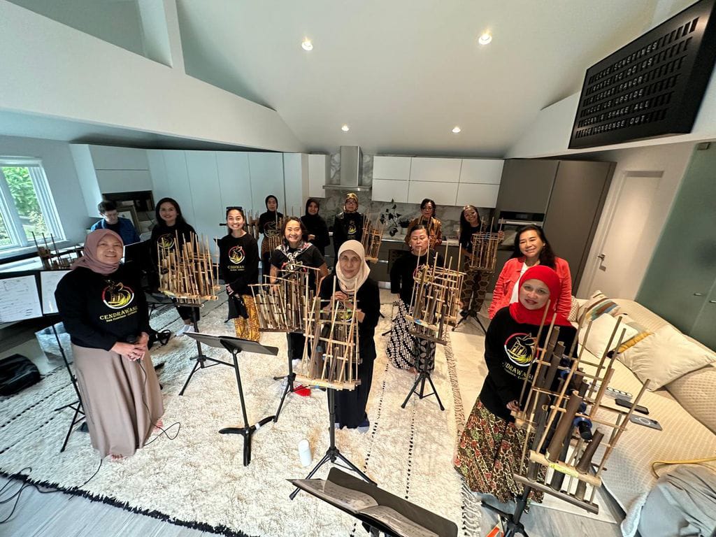 Latihan jelang World Angklung Day 2025. (Foto: Istimewa)