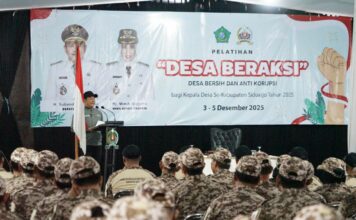 Seluruh Kades Sidoarjo Masuk Barak Latihan Militer Tiga Hari