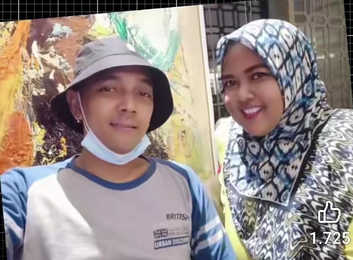 Hogi Minaya yang membela istrinya, Arsita Minaya dari tindak kejahatan dijadikan tersangka oleh kepolisian Sleman, Jawa Tengah.