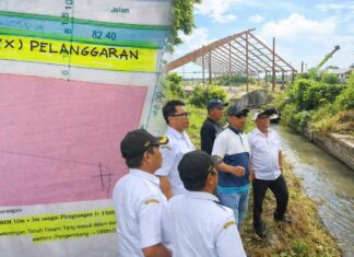 Warga Keputih Protes PT Taman Timur, Sungai Dicaplok 1000 M², Surabaya Terancam Banjir