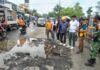Pemkab Sidoarjo Tak Izinkan Perbaikan Jalan Rusak Cara Tambal Sulam