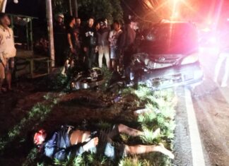 Kecelakaan maut di Pacet Mojokerto Avanza vs Supra Fit