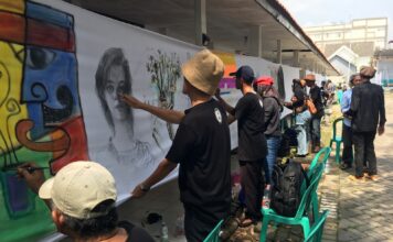 140 Pelukis Lintas Generasi di Sidoarjo Rayakan Bulan Menggambar Nasional