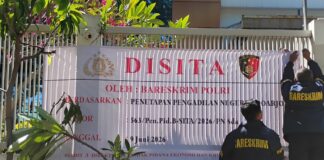 Bareskrim Polri menyita seluruh fasilitas PT SJU di Sidoarjo yang diduga mengolah emas dari tambang ilegal.